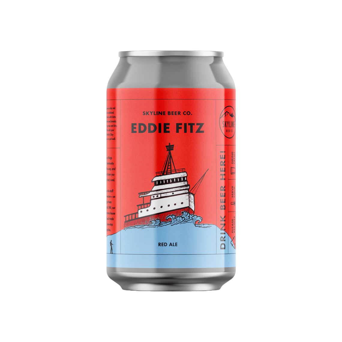Show details for Copy of 12 oz Standard Can 3.625" x 8"